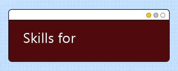 Skills for the Listening Module