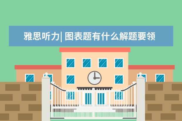 雅思听力| 图表题有什么解题要领?