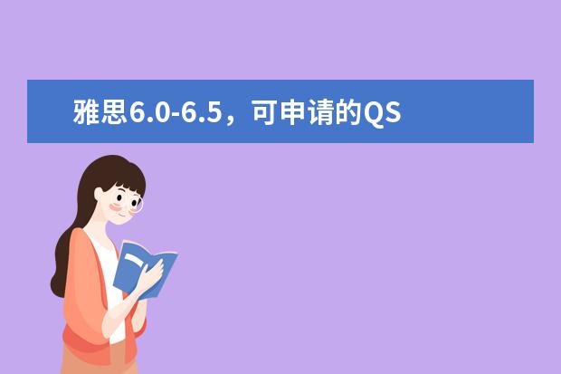 雅思6.0-6.5，可申请的QS top200英国名校盘点！