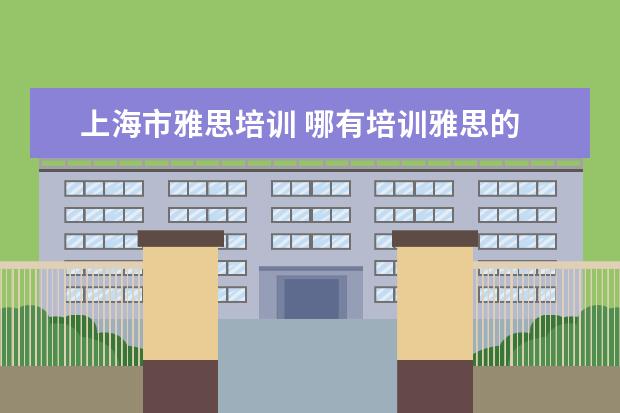 上海市雅思培训 哪有培训雅思的