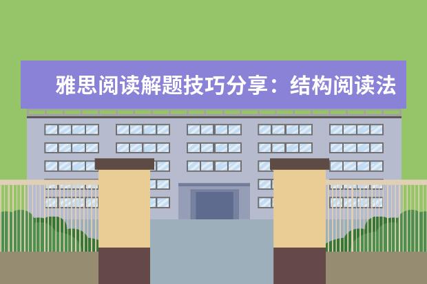 雅思阅读解题技巧分享:结构阅读法