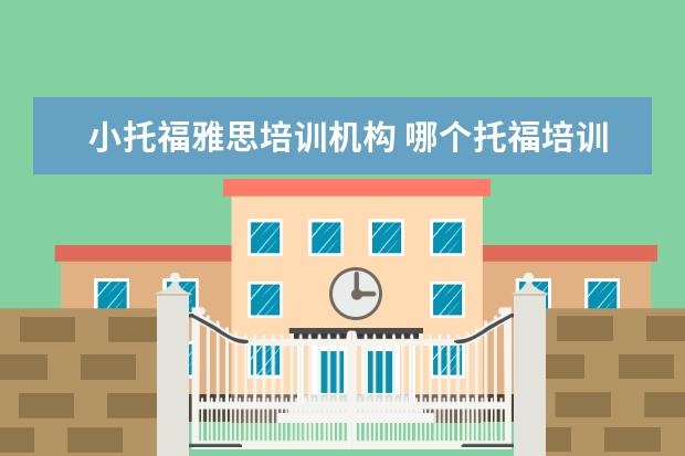 小托福雅思培训机构 哪个托福培训机构最好