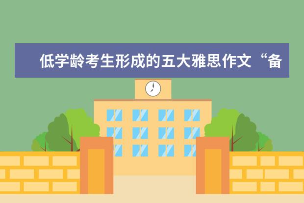 低学龄考生形成的五大雅思作文“备考误区” 雅思作文词汇和句型总结