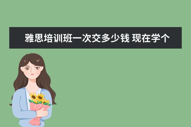 雅思培训班一次交多少钱 现在学个雅思大概需要多少钱