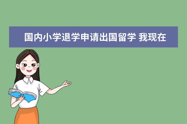 国内小学退学申请出国留学 我现在读大二,我想放弃国内的学业赴美留学,我需要准...