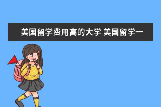 美国留学费用高的大学 美国留学一年多少钱呢