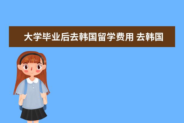 大学毕业后去韩国留学费用 去韩国留学一年需要多少钱