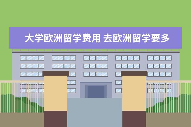 大学欧洲留学费用 去欧洲留学要多少钱的留学费用
