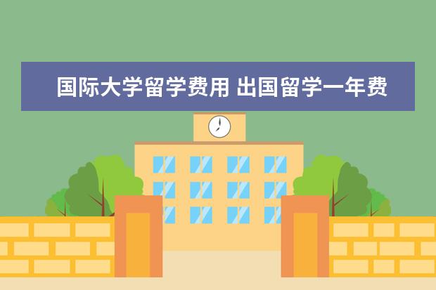 国际大学留学费用 出国留学一年费用大概多少钱?