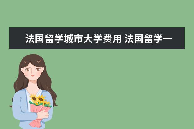 法国留学城市大学费用 法国留学一年大概需要多少钱