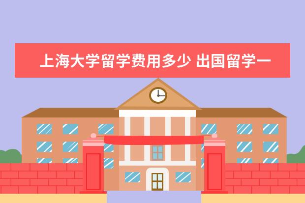上海大学留学费用多少 出国留学一年大概多少钱?