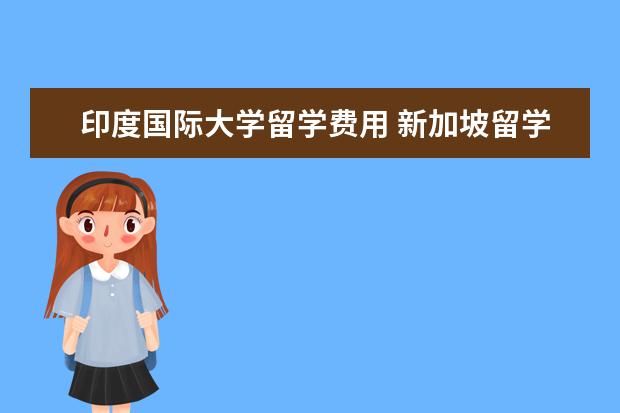 印度国际大学留学费用 新加坡留学费用要多少?