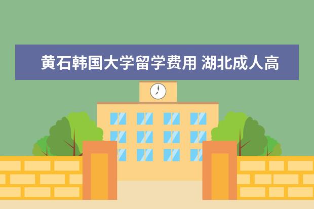 黄石韩国大学留学费用 湖北成人高考难不难?黄石怎么报名?成人高考有用吗? ...