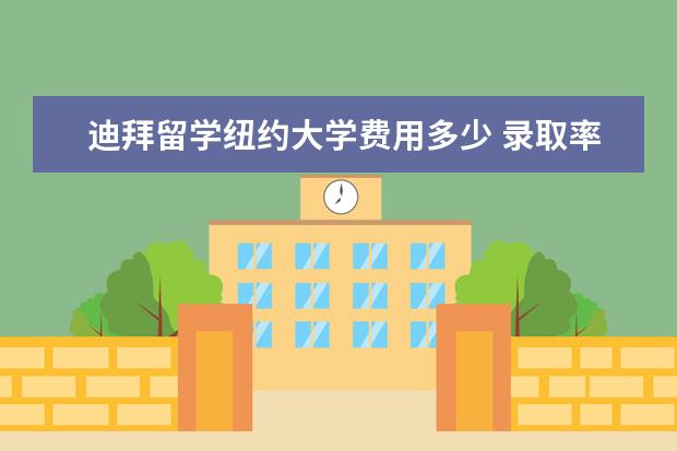 迪拜留学纽约大学费用多少 录取率比哈佛还低的“神校”—纽约大学阿布扎比分校...