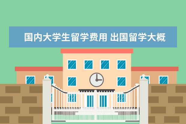 国内大学生留学费用 出国留学大概费用多少钱一年