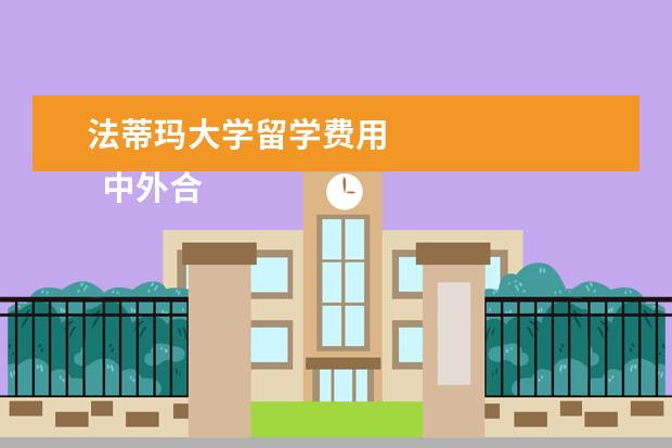法蒂玛大学留学费用 
  中外合作办学专业什么意思