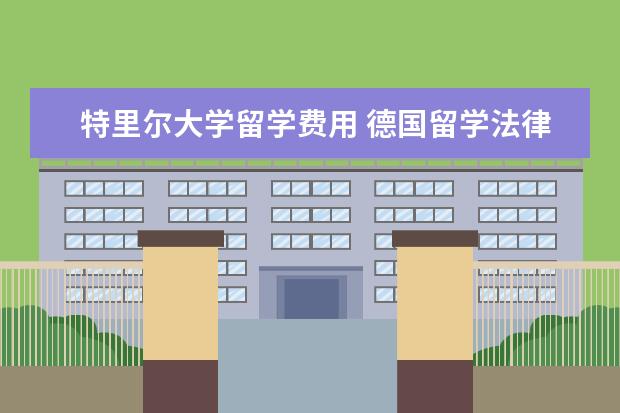 特里尔大学留学费用 德国留学法律专业相关介绍