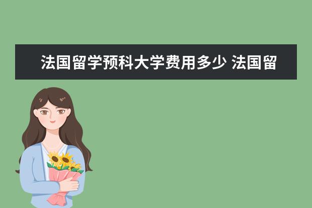 法国留学预科大学费用多少 法国留学一年需要多少费用