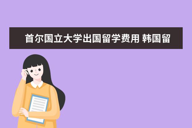 首尔国立大学出国留学费用 韩国留学费用一年多少人民币