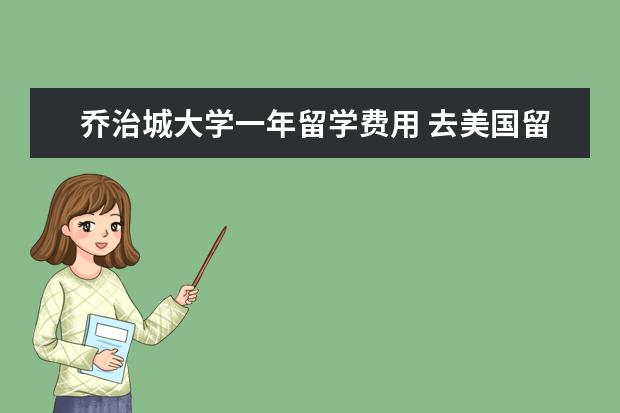 乔治城大学一年留学费用 去美国留学的平均费用是多少
