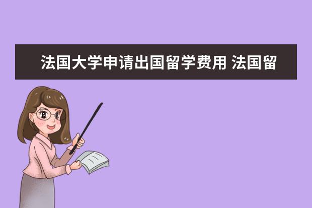 法国大学申请出国留学费用 法国留学费用一年多少人民币