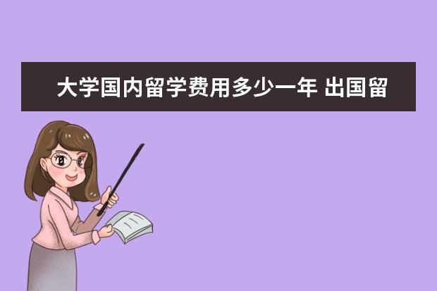 大学国内留学费用多少一年 出国留学大概费用多少钱一年