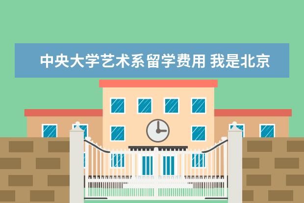 中央大学艺术系留学费用 我是北京一所重点大学艺术系的学生,大学期间或者毕...