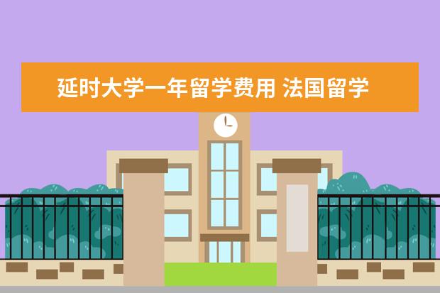 延时大学一年留学费用 法国留学