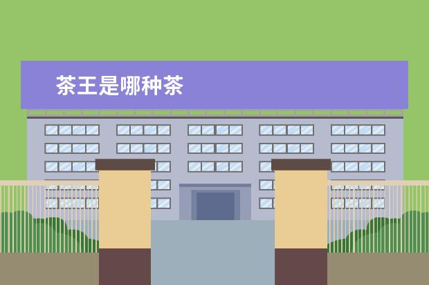 茶王是哪种茶