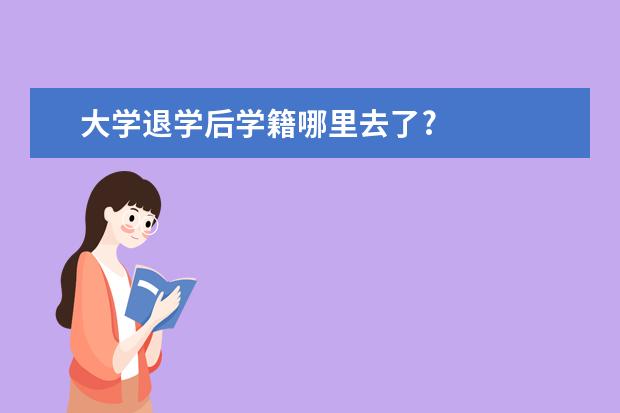 大学退学后学籍哪里去了?