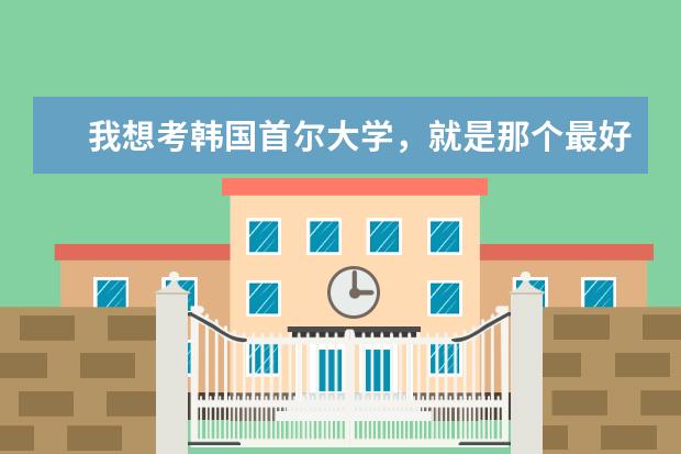 我想考韩国首尔大学，就是那个最好的，考研究生，我现在在韩国上本科，想毕业后读首尔大，需要什么条件？