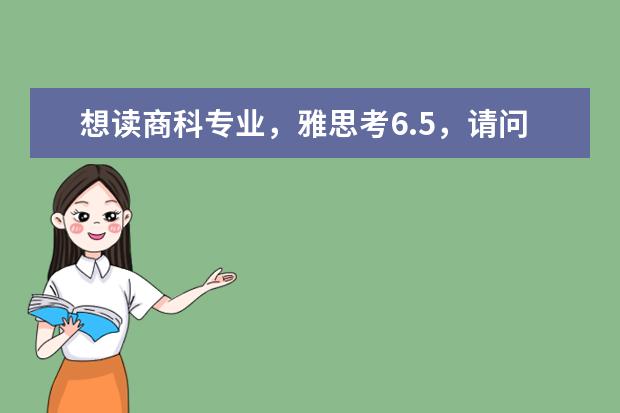 想读商科专业，雅思考6.5，请问可以申请哪些英国排名前20的大学？